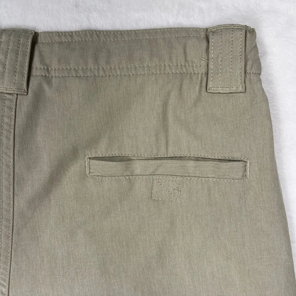 Clearwater Outfitters Men's Angler Hybrid Board Cargo Shorts Khaki Tan Size M
